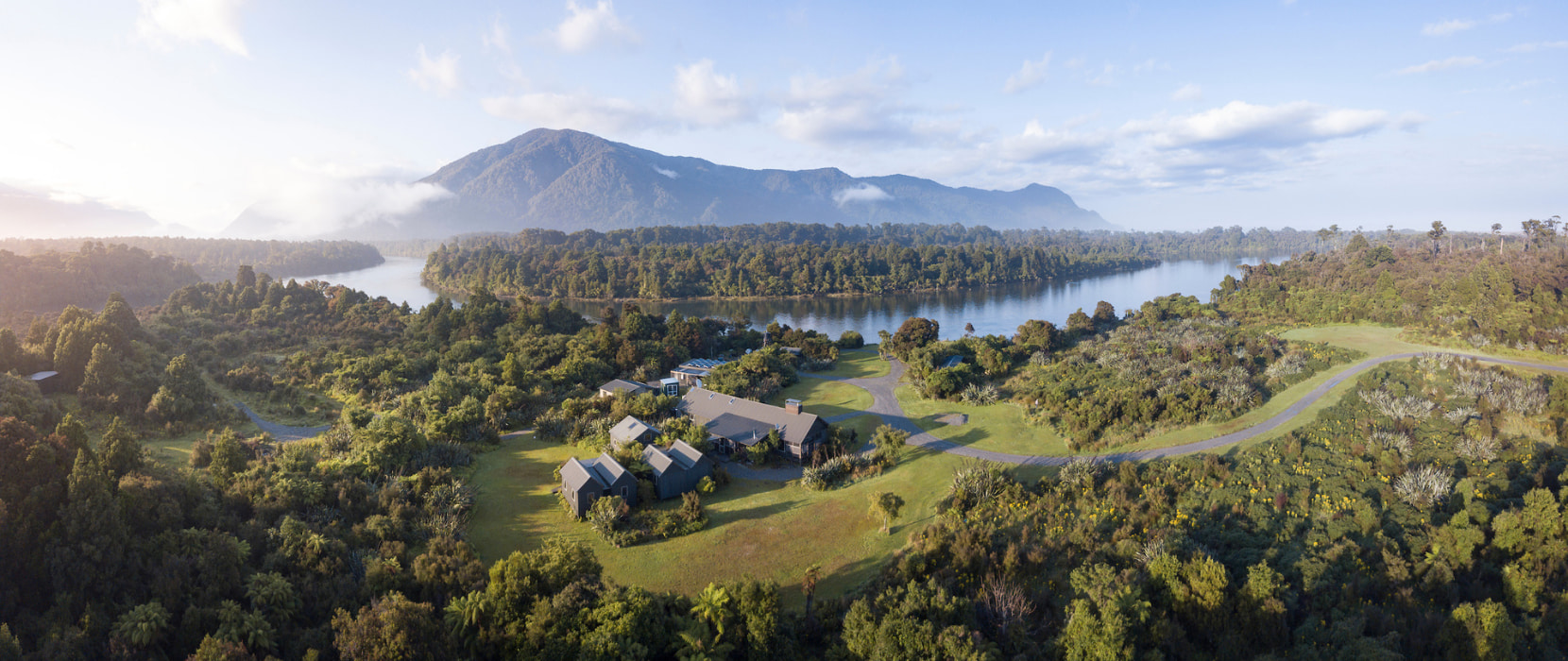 Lodge image at dusk