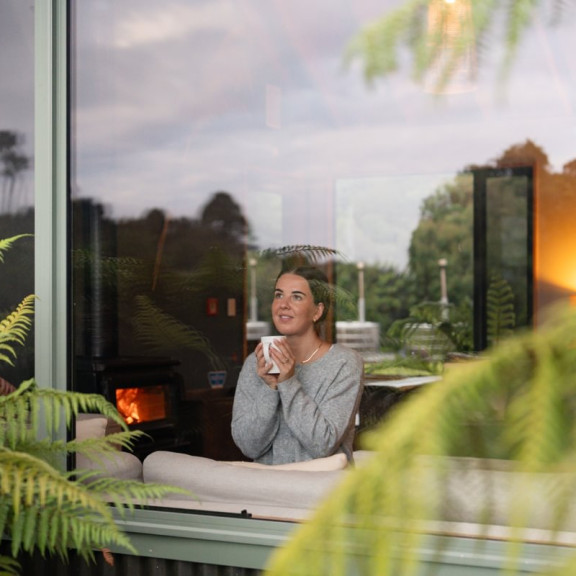 Waitai Lodge Taking in the views   Medium
